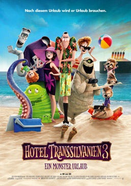 Filmplakat: Hotel Transsilvanien 3 - Ein Monster Urlaub; Quelle: www.filmposter-archiv.de